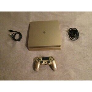 Ps4 Playstation 4 Gold Limited Edition With 60+Games Upgraded 1TB Fire Cuda